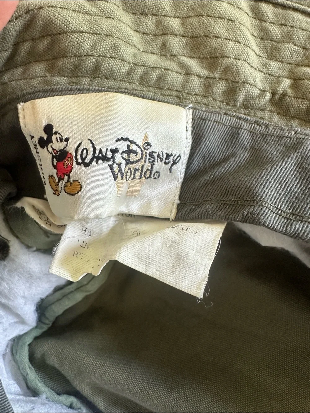 Kids Khaki Bucket Hat with Embroidered Tigger Patch